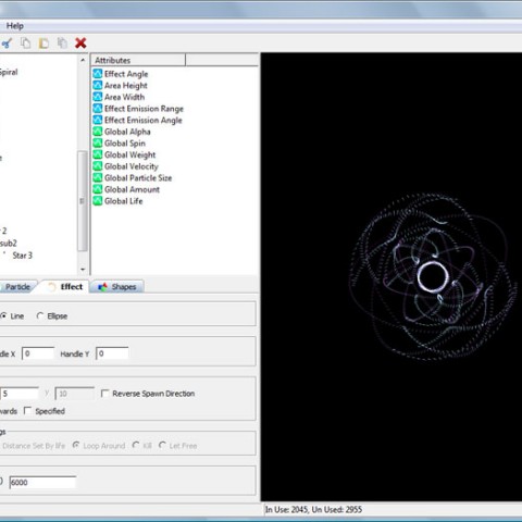 時光粒子編輯器(TimelineFX Particle Editor)